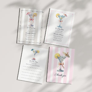 Eine Tini One ist auf dem Weg Baby Shower Foto Dankeskarte