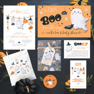Halloween Little Boo Ghosts Wrapping Paper Sheets Geschenkpapier Set