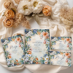 Einzigartige Viktorianische Königliche Hochzeit Begleitkarte