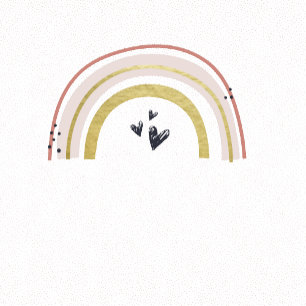 Modernes Rainbow Foto Geburtstagsfeier Einladung