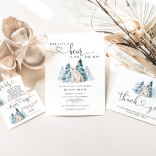 Babydusche aus Eisbären schätzen, wie viele Gummib Begleitkarte