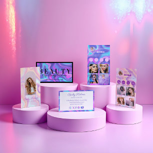 Iridescent Holographic Thank you for your Order Dankeskarte