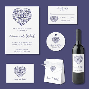 Herz MEXIKAN TALAVERA Geschenkschachtel