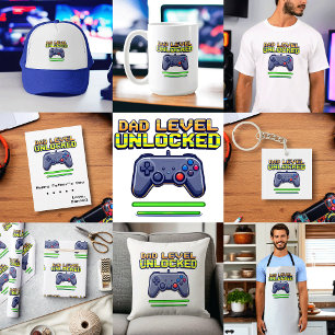 Vater-Ebene entriegelt   Gamer Vater Erster Vatert Schürze