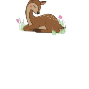 Hirsche Fawn Baby Shower Woodland Animals Einladung