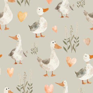 Niedliches Wasserfarbengans - Gefälligkeitsbox Geschenkschachtel