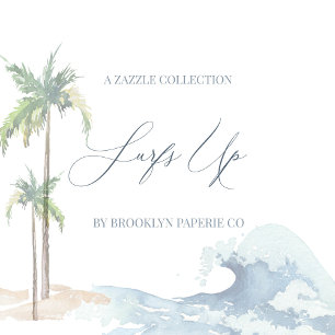 Thema Surfen Kinderdusche Einladung Beach Baby