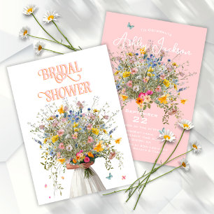 Brides riesiges Wildblume Bouquet Brautparty Untersetzer