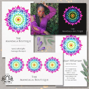 Esoteric Mandala Holistic Metaphysische Vielen Dan Visitenkarte