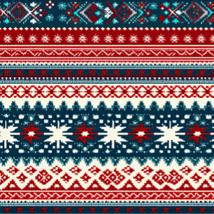 Weihnachtsfeiertag Ugly Sweater Party Rechteckiger Pappuntersetzer