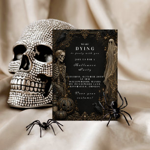 Elegante klassische Halloween-Party Pappteller