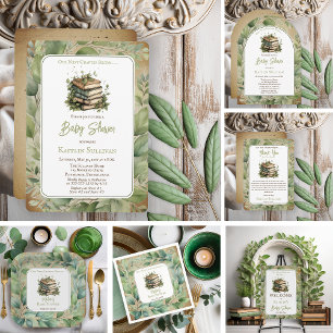 Bücher Unser nächstes Kapitel fängt Babydusche an Dankeskarte