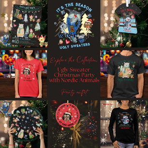 Ugly Sweater 1 Sieger Owl Keramik Ornament