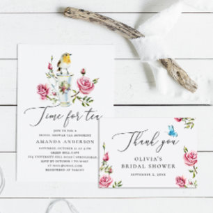 Elegantes Drehbuch Rosa Brautparty Tea Party Runder Aufkleber