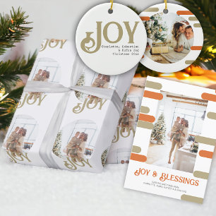 Modernes Foto Weihnachten Personalisiert