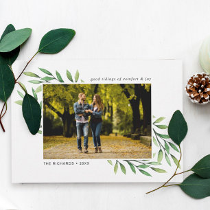 Sehr gutes Foto für Wasserfarben-Blätter Postkarte