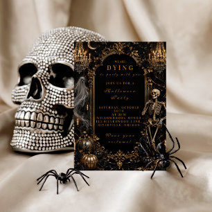 Vintage-Klassiker-Halloween-Party Pappteller