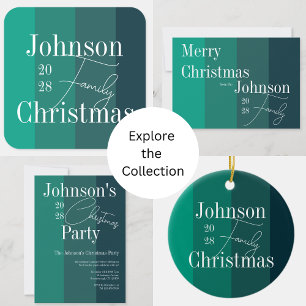 Frohe Weihnachtstypografie, nicht Foto Feiertagskarte