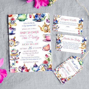 Alicen im Wunderland Babydusche Gastgeschenk Geschenkschachtel