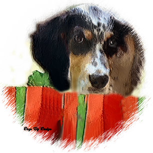 Englischer Setzer-Weihnachtsgeschenke Feiertagskarte