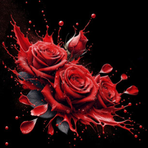 Rose in Bloom - Eleganter Geburtstag Rechteckiger Pappuntersetzer