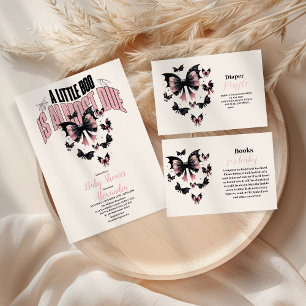 Gothic Pink Halloween Kinderdusche Pappteller