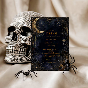 Luxuriöser Glam Halloween Pappteller