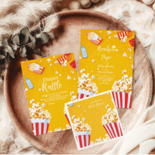 Vorbereitet für Pop Babydusche Windelwanne Begleitkarte