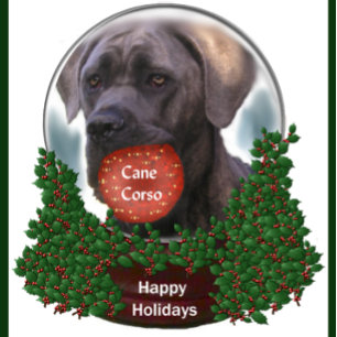 Cane Corso Weihnachtsgeschenken Feiertagskarte