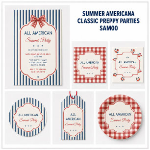 Einladung zur Vintage-Americana-Sommerparty