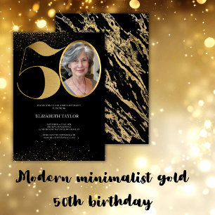 Moderne minimalistische Imitate Gold Glitzer 50. G Rechteckiger Pappuntersetzer