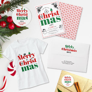 Weihnachtselemente aus Jahrtausend fett Feiertagskarte