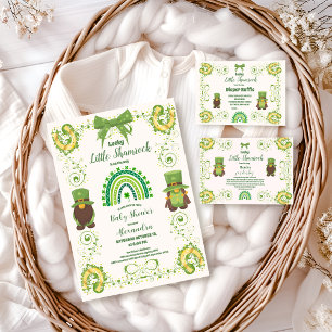 Niedliche Lucky Kleine Kleeblatt Kinderdusche Einl Einladung