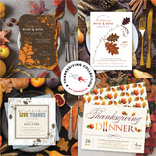 Monogramm-Erntedank der Familie im Herbst/Herbst Geschirrtuch