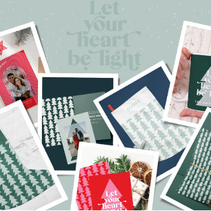 Modernes grafisches Minimal-Weihnachtsfest-Foto Feiertagskarte