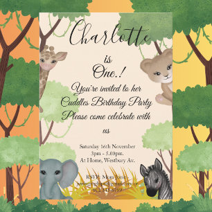 Cuddles 1. Geburtstag Party Banner