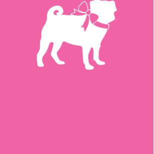 Mops Dog Baby Dusche Puppy Pink Girl Einladung
