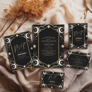 Vintage Mondstars Hochzeit Save The Date