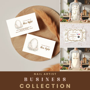 Friseur/in im Romantischen Blumensalon Schürze