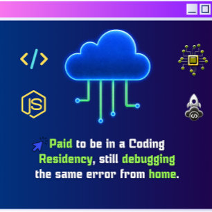 Lustige Coding-Residenz, Retro-Synthwave-Neon-Hack Laptopschutzhülle