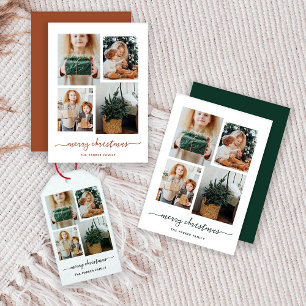 Frohe Weihnachten   Moderne vier FotoCollage