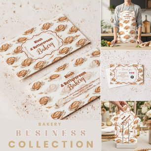 Vintage-Buttercreme-Bäckereigeschäft Schürze