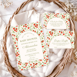 Kleiner Spross Botanische Babyparty Einladung