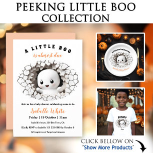 Little Boo ist fast die passende Baby Dusche Banne Banner