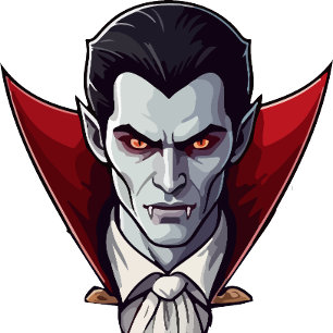 Dracula Vampire Halloween T-Shirt 🎃 👻