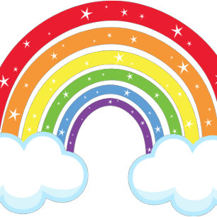 Rainbow Birthday Einladung