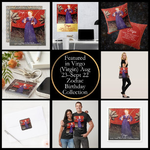 Virgo Jungfrau Zodiac Sign Geburtstagsparty Einladung