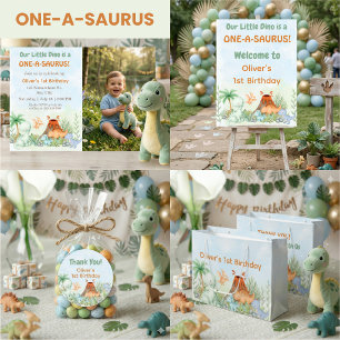 Dinosaur One-A-Saurus 1. Geburtstag Große Geschenktüte