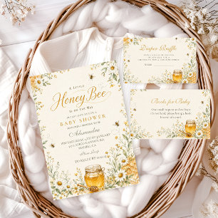 Elegante Honigbiene-Baby-Party Serviette