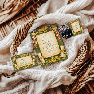 Patriotische Militär-Abschlussfeier Einladung